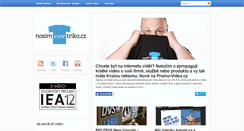 Desktop Screenshot of nosimvasetriko.cz